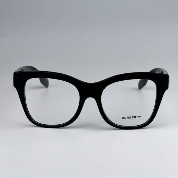 NEW Burberry BE2388 3001 Black Square Women Eyeglasses BE 2388 - Picture 1 of 10